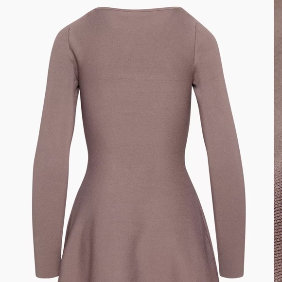 NEW NWT SCULPT DRESS ARITIZIA SQUARE NECK APPLAUSE - Picture 5 of 6